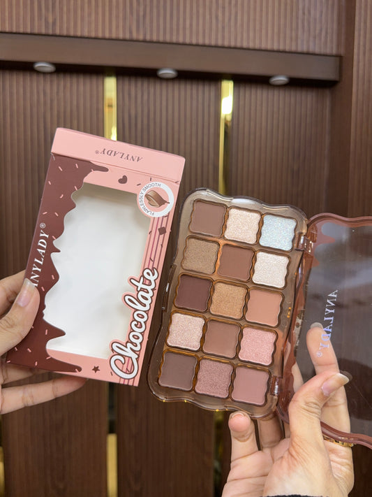 🍫 Sweeten Your Glam with the ANYLADY Chocolate Eyeshadow Palette! 🤎✨2