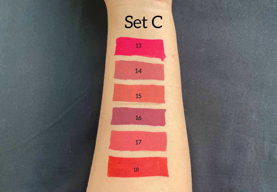 Miss Rose 3 PC Velvet Matte Lip Gloss Set – Hydrating & Moisturizing Lip Colors