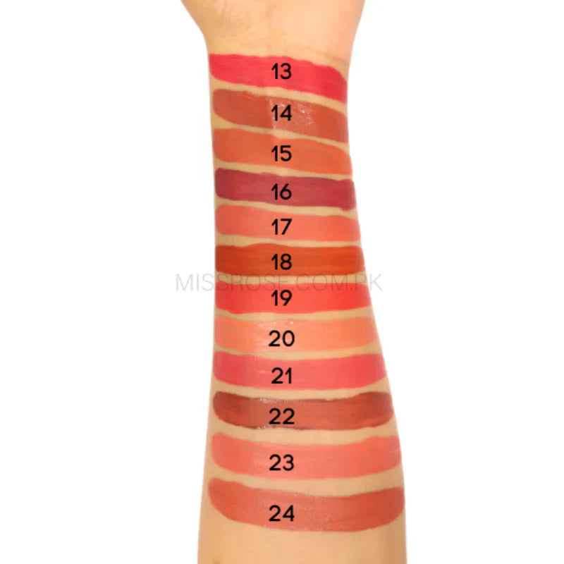 Miss Rose 3 PC Velvet Matte Lip Gloss Set – Hydrating & Moisturizing Lip Colors
