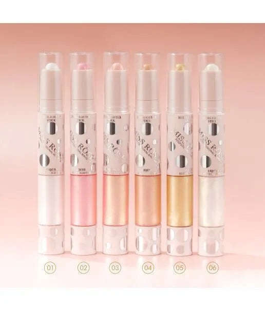 Miss Rose 2 in 1 Liquid & Stick Highlighter – Shimmer Glow