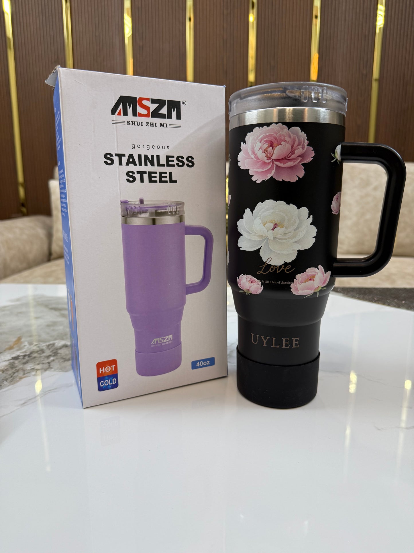 Floral 40oz tumblers
