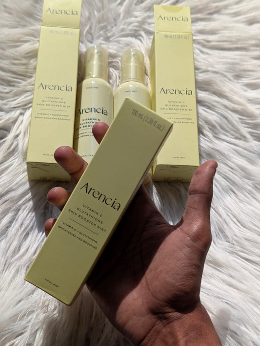 Original leftover Arencia Vitamin C Glutathione Skin Booster Mist 100ml
Made in Korea