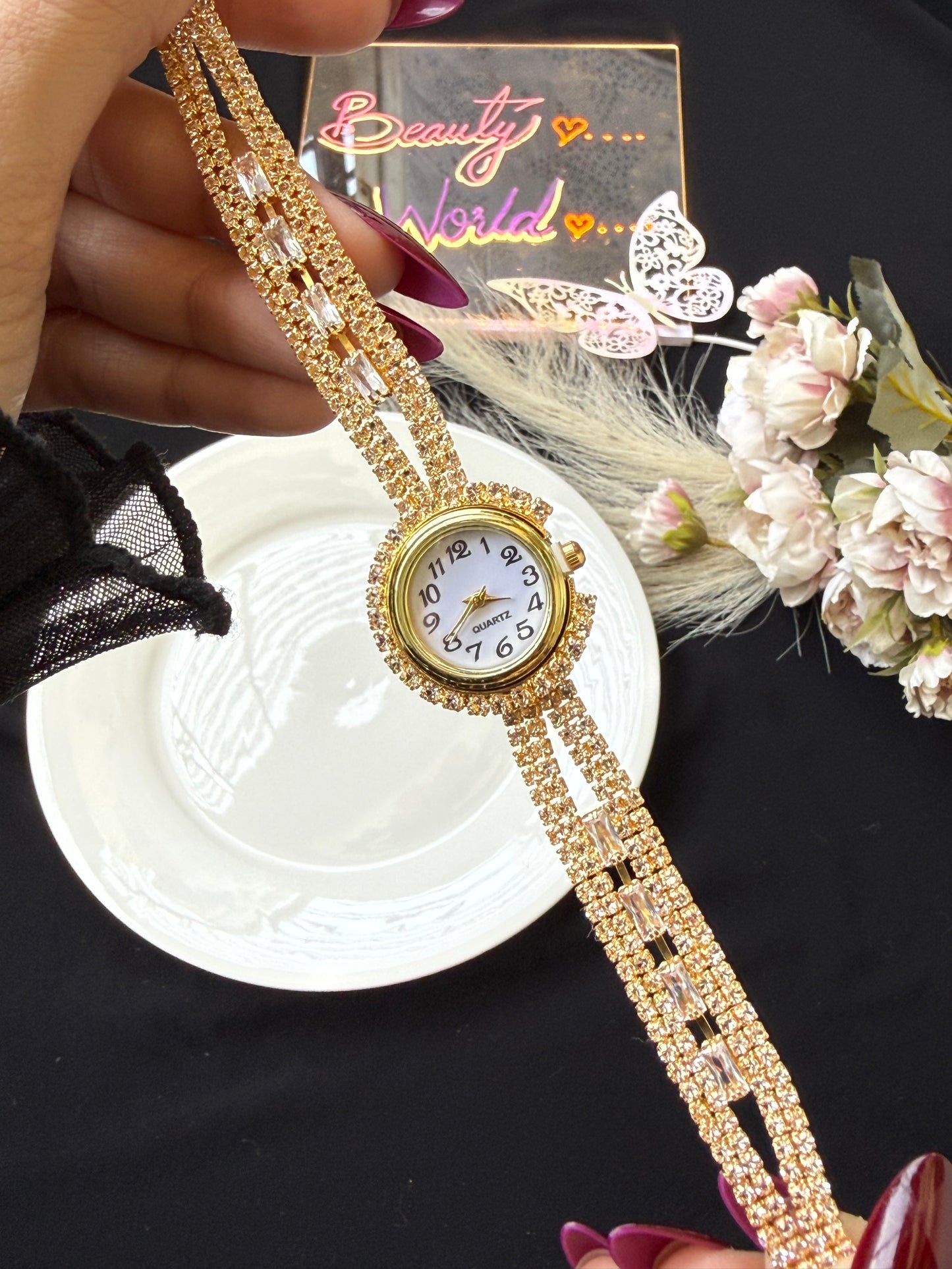 Stainless steel women’s watch