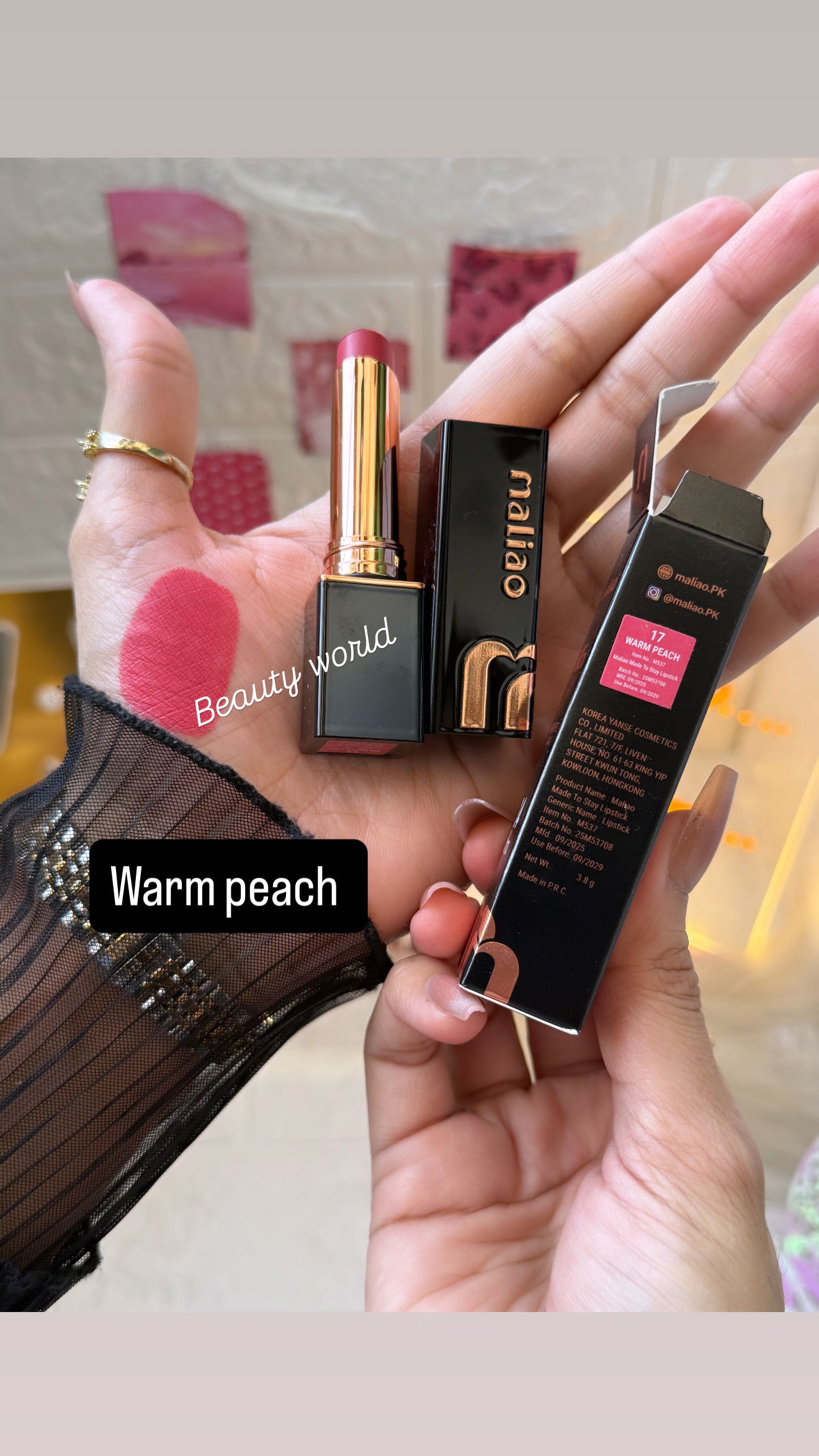 Maliao luxurious lipsticks