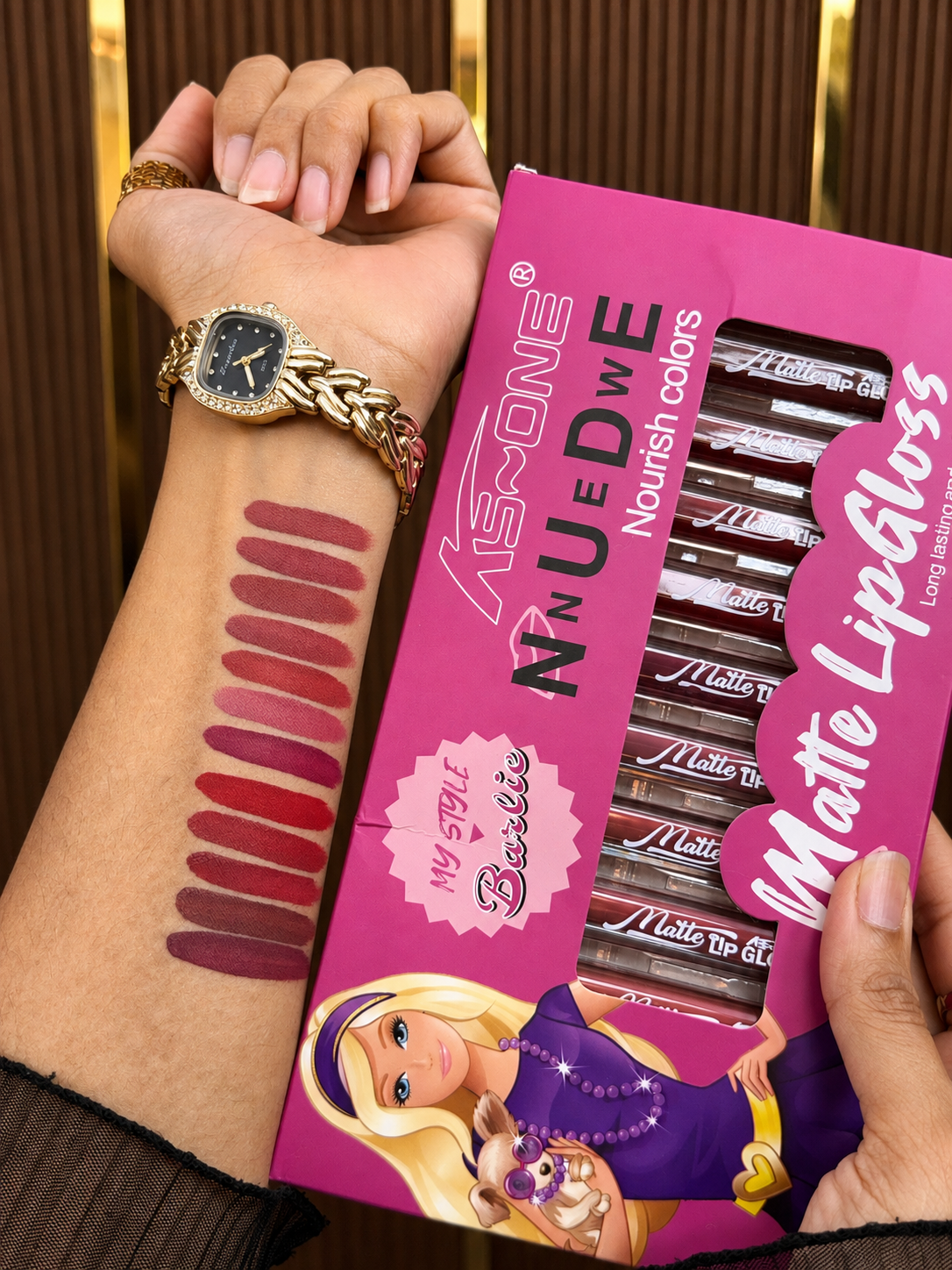 KS one Barbie matte lipgloss vault