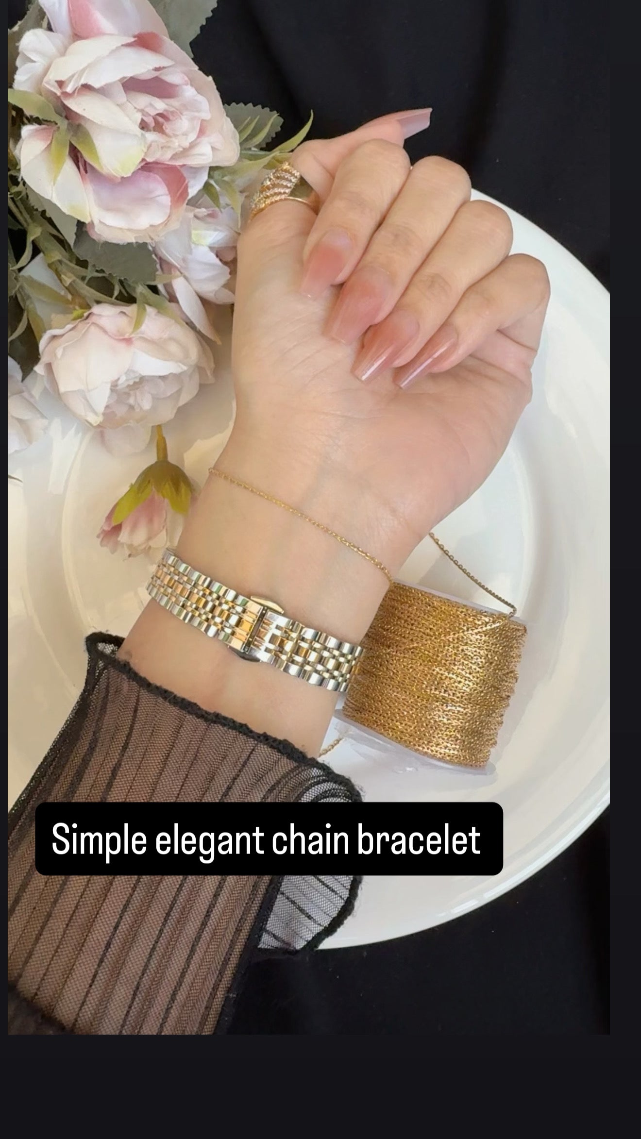 Beautiful & Elegant Stainless Steel permanent Chain