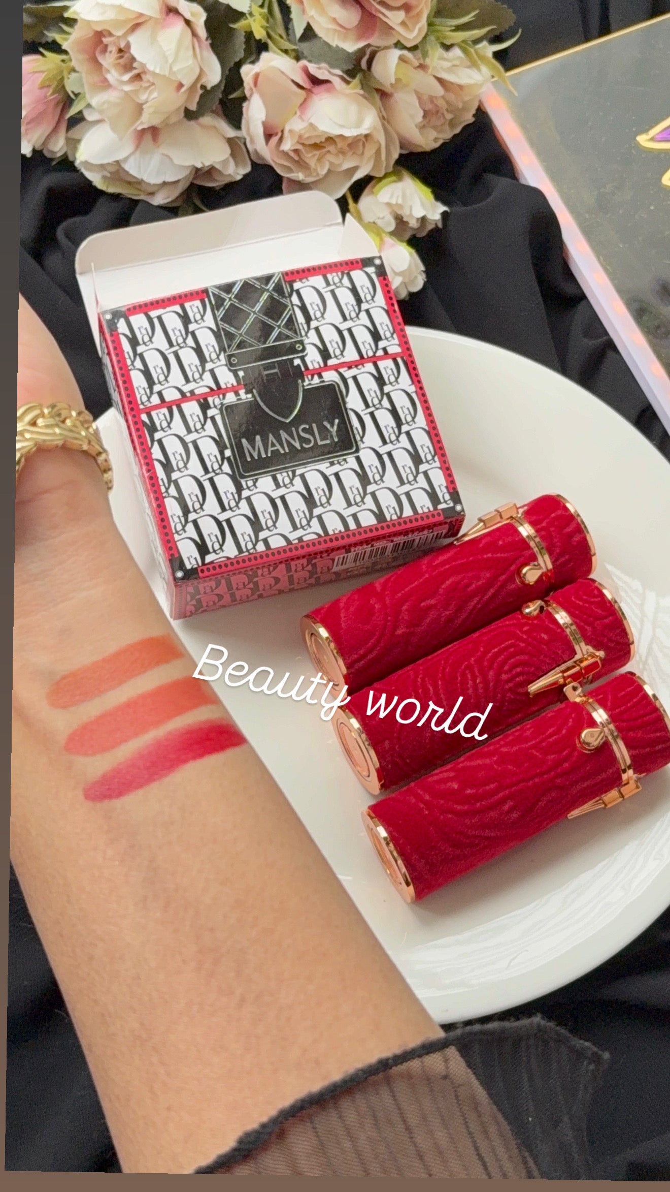 Super duper amazing Mansly lipstick set of 3 ๐โจ