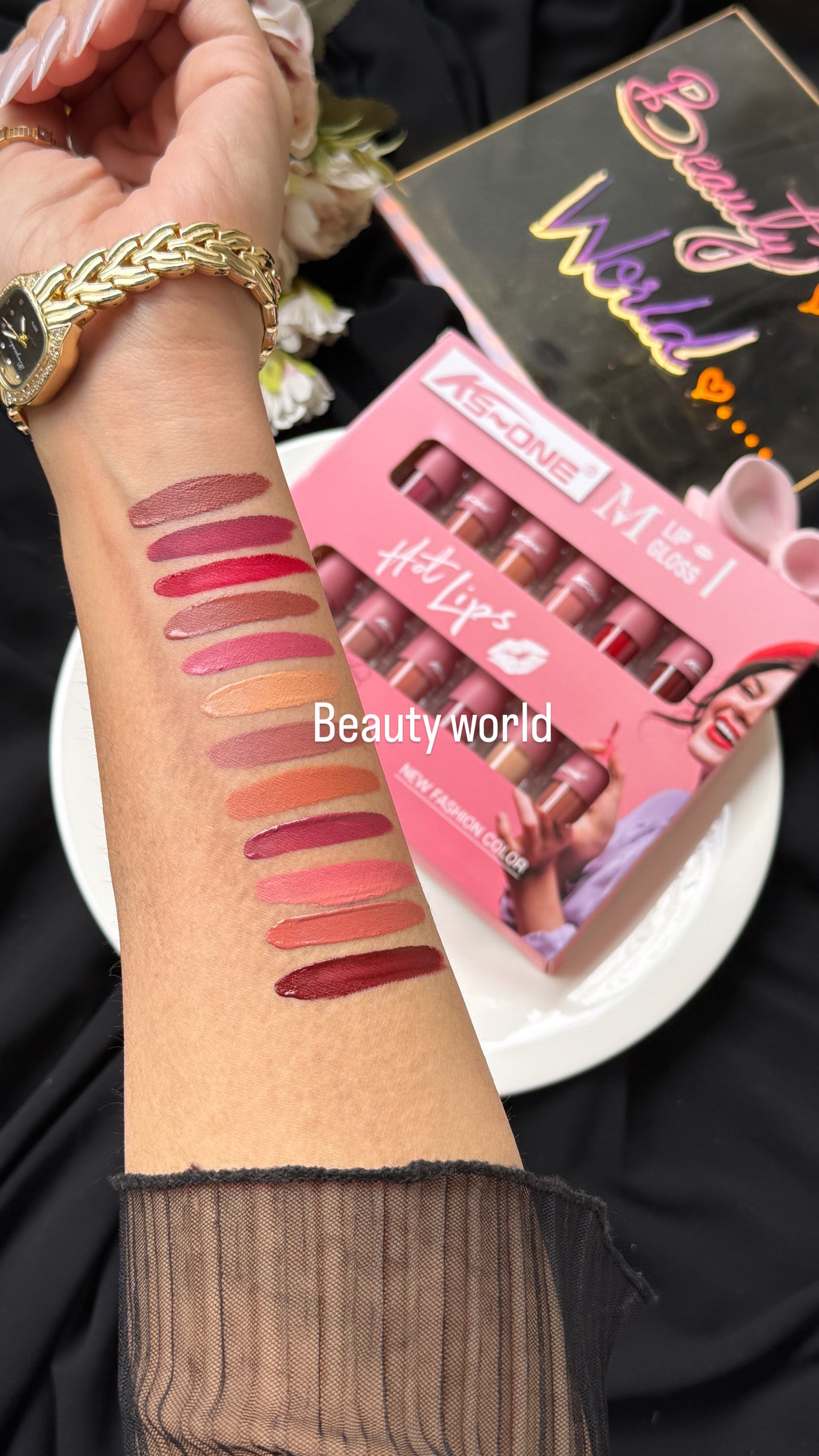 KS One 12-Piece Liquid Matte Lipstick Vault π