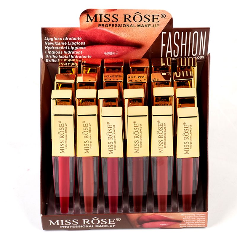 Miss Rose 3 PC Velvet Matte Lip Gloss Set – Hydrating & Moisturizing Lip Colors