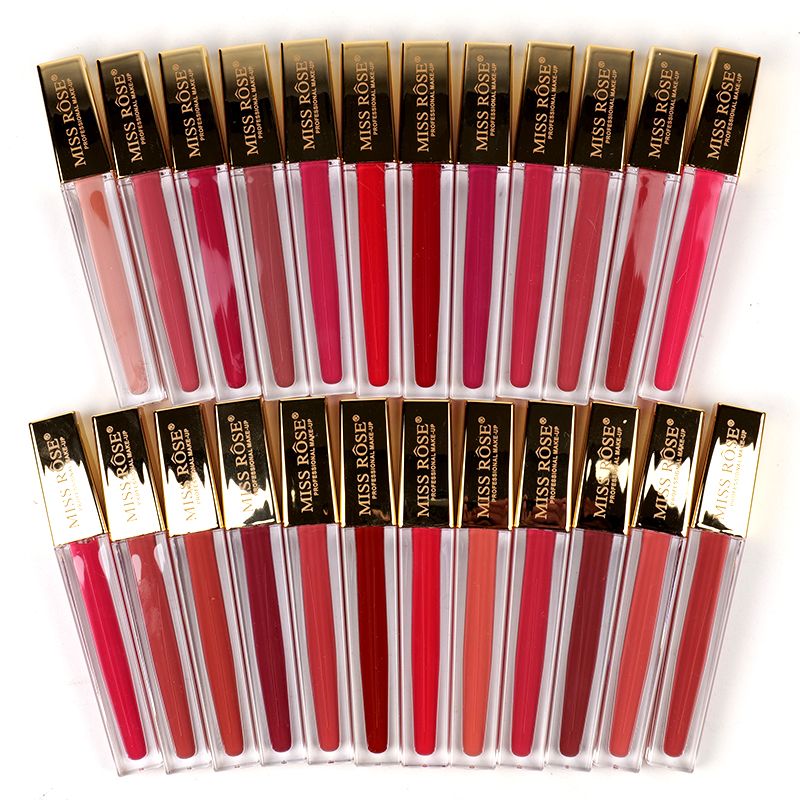 Miss Rose 3 PC Velvet Matte Lip Gloss Set – Hydrating & Moisturizing Lip Colors