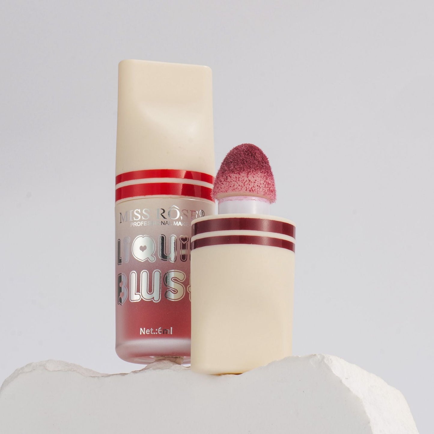 Miss Rose Liquid Puff Blush – Natural Glow, Lightweight & Long-Lasting Formula