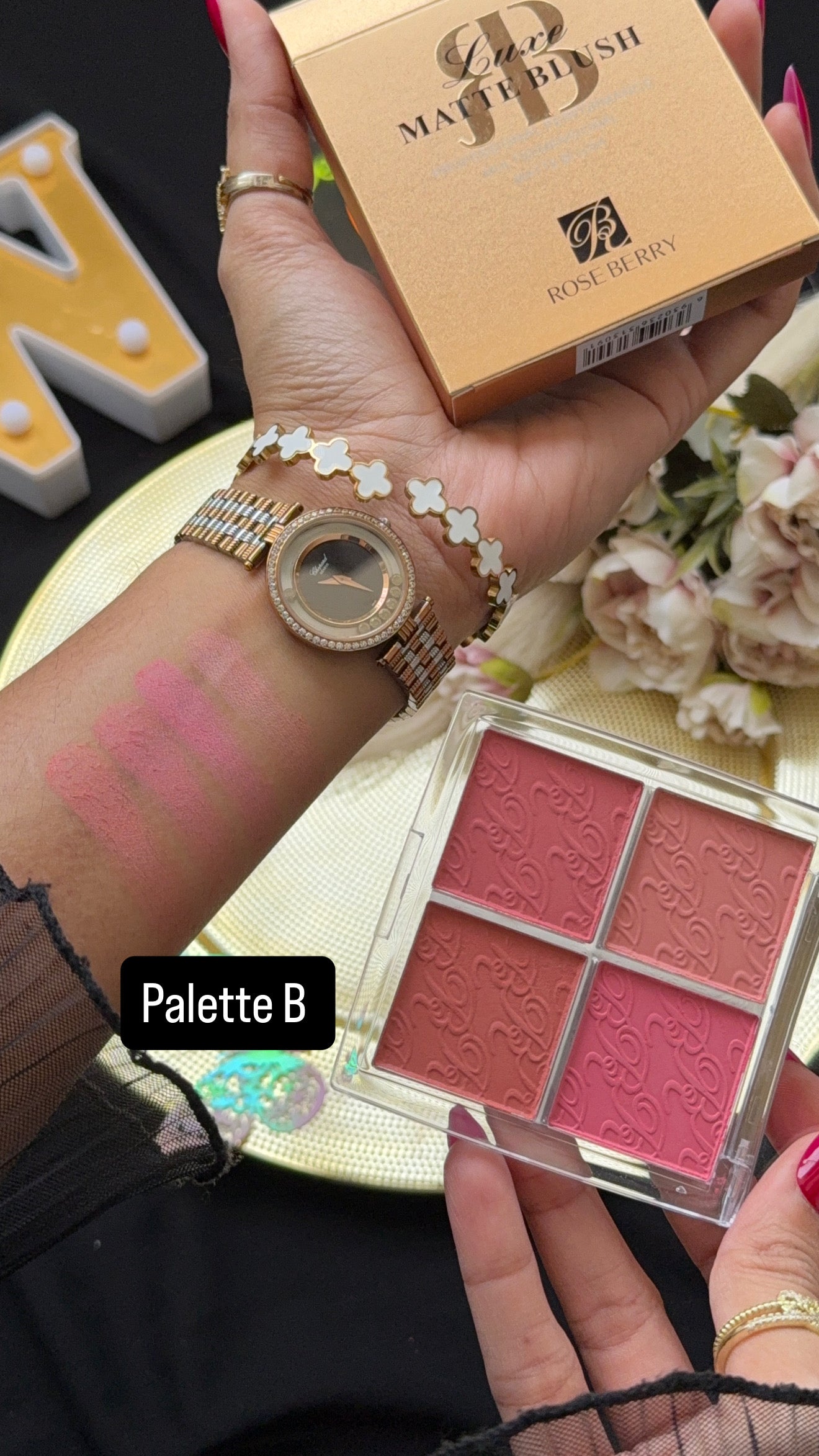 🌹✨ ROSE BERRY MATTE BLUSH PALETTE ✨🌹