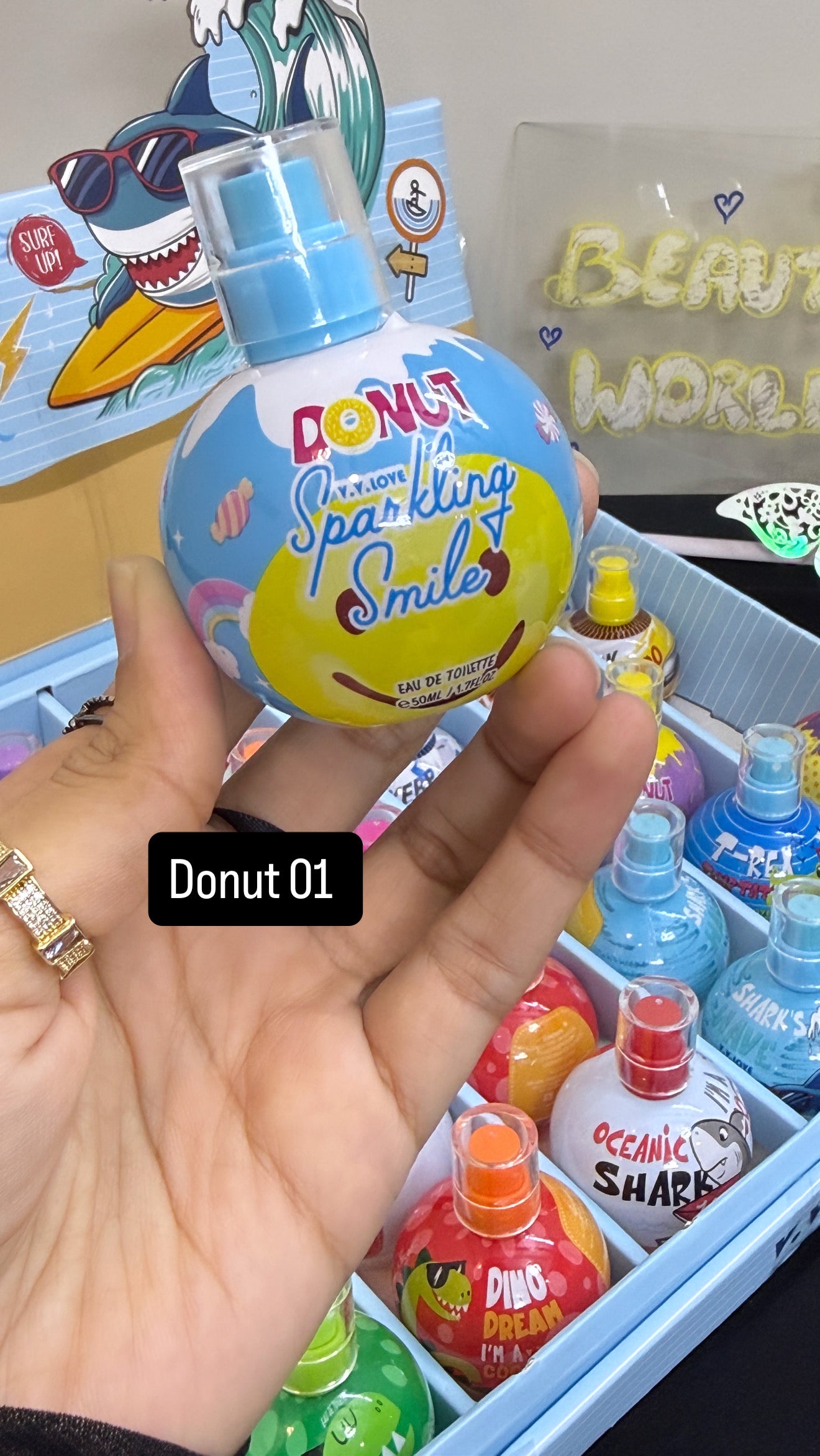 🍩 V.V. Love Bubbles Kids Perfume – Donut Collection 🍭