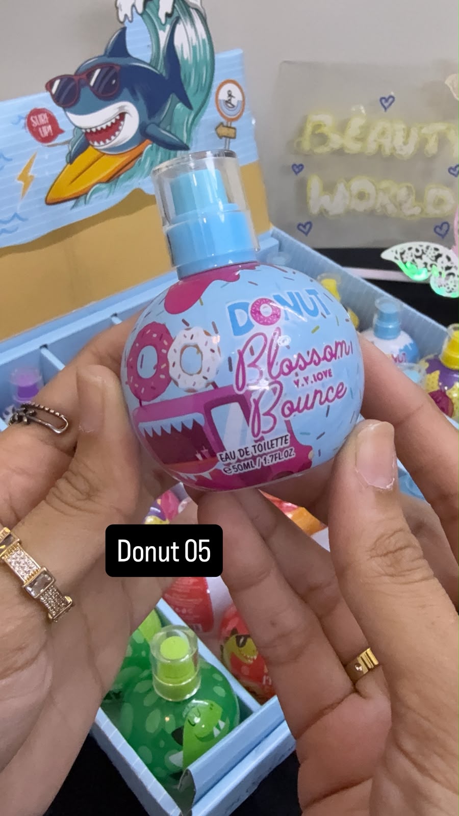 🍩 V.V. Love Bubbles Kids Perfume – Donut Collection 🍭
