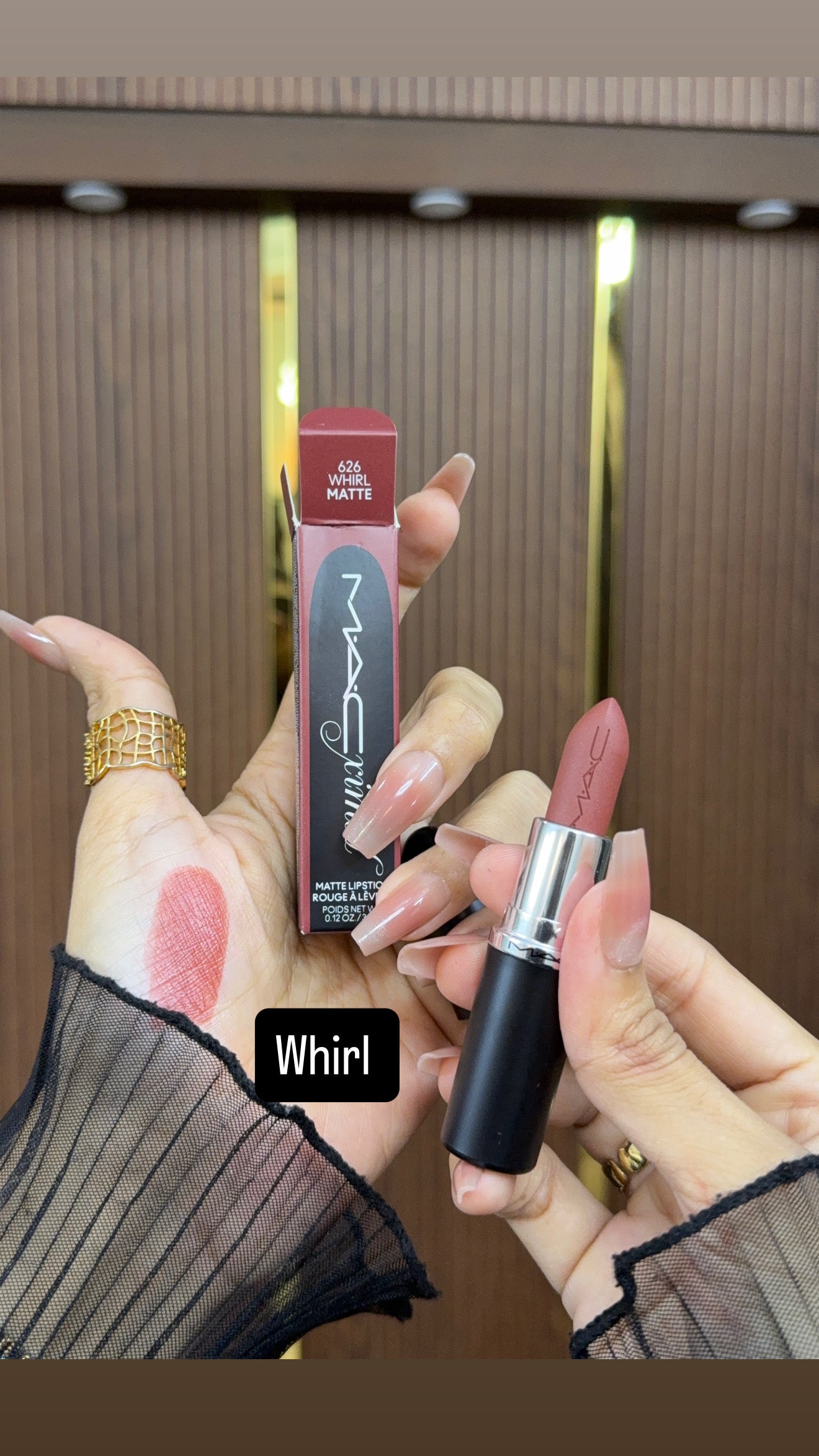 Original leftover MAC-style “MAC Cremesheen/Matte” lipsticks