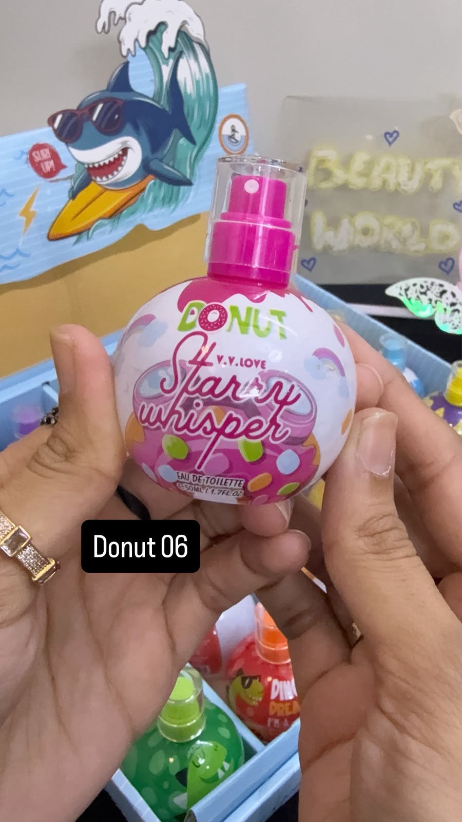 🍩 V.V. Love Bubbles Kids Perfume – Donut Collection 🍭