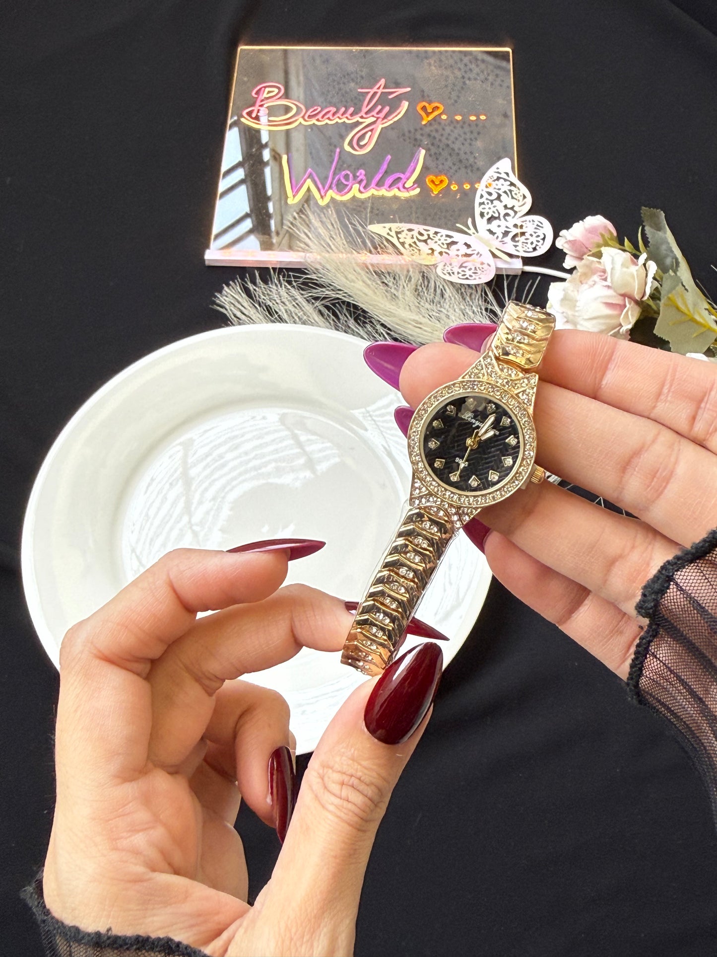 Stainless steel women’s watch