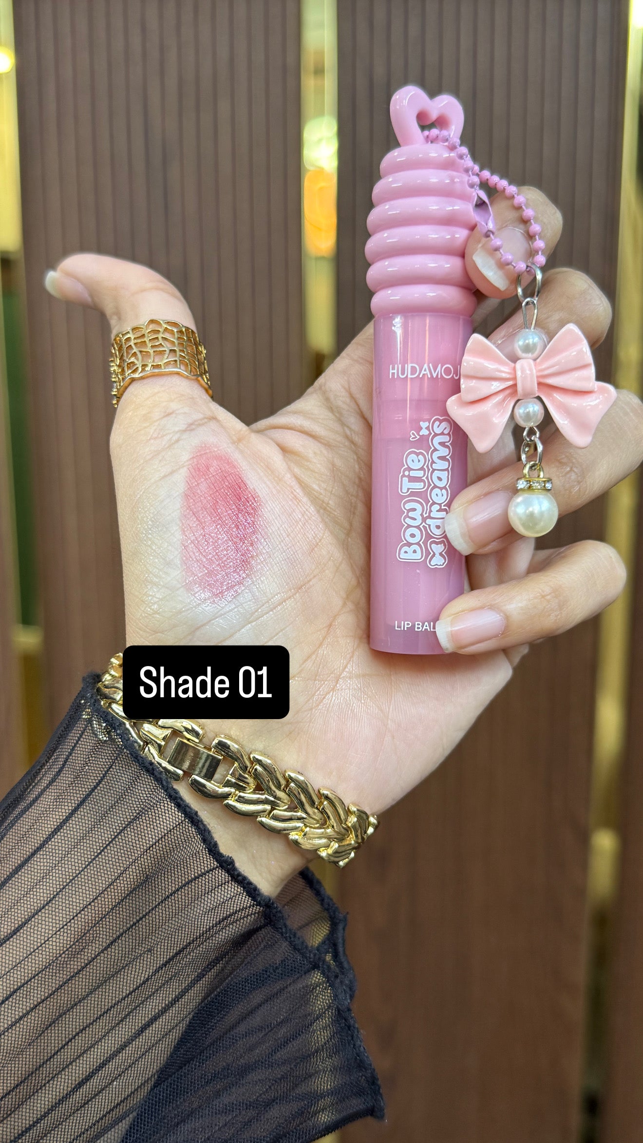 🎀✨ Hudamouji BOW TIE DREAMS LIP BALM ✨🎀