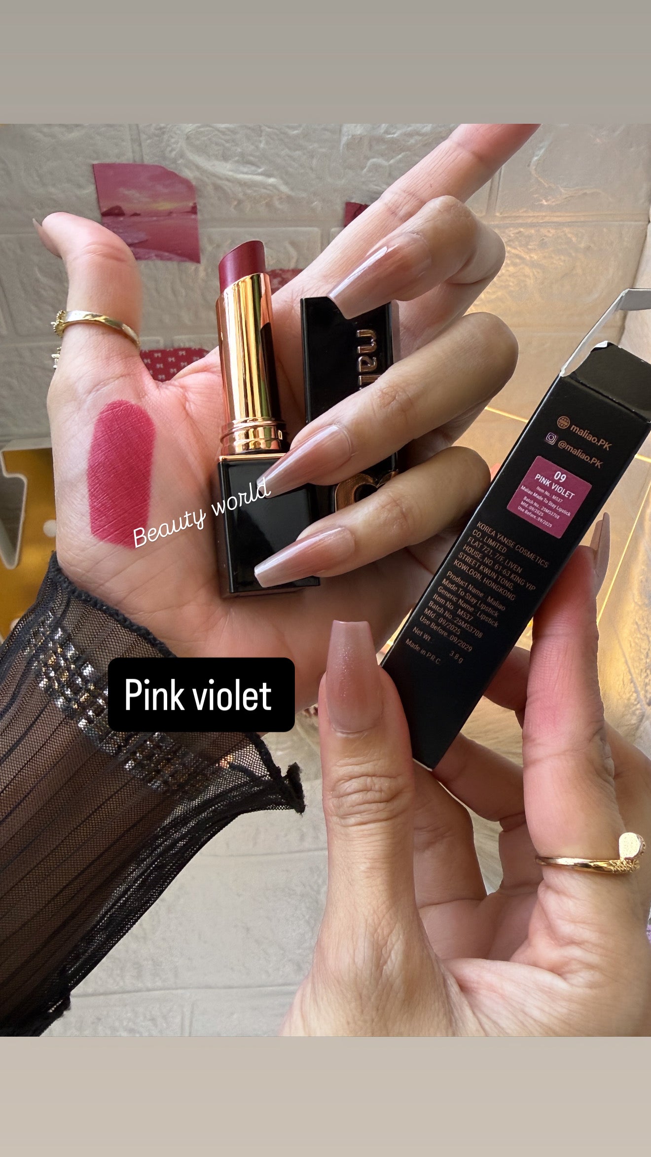 Maliao luxurious lipsticks
