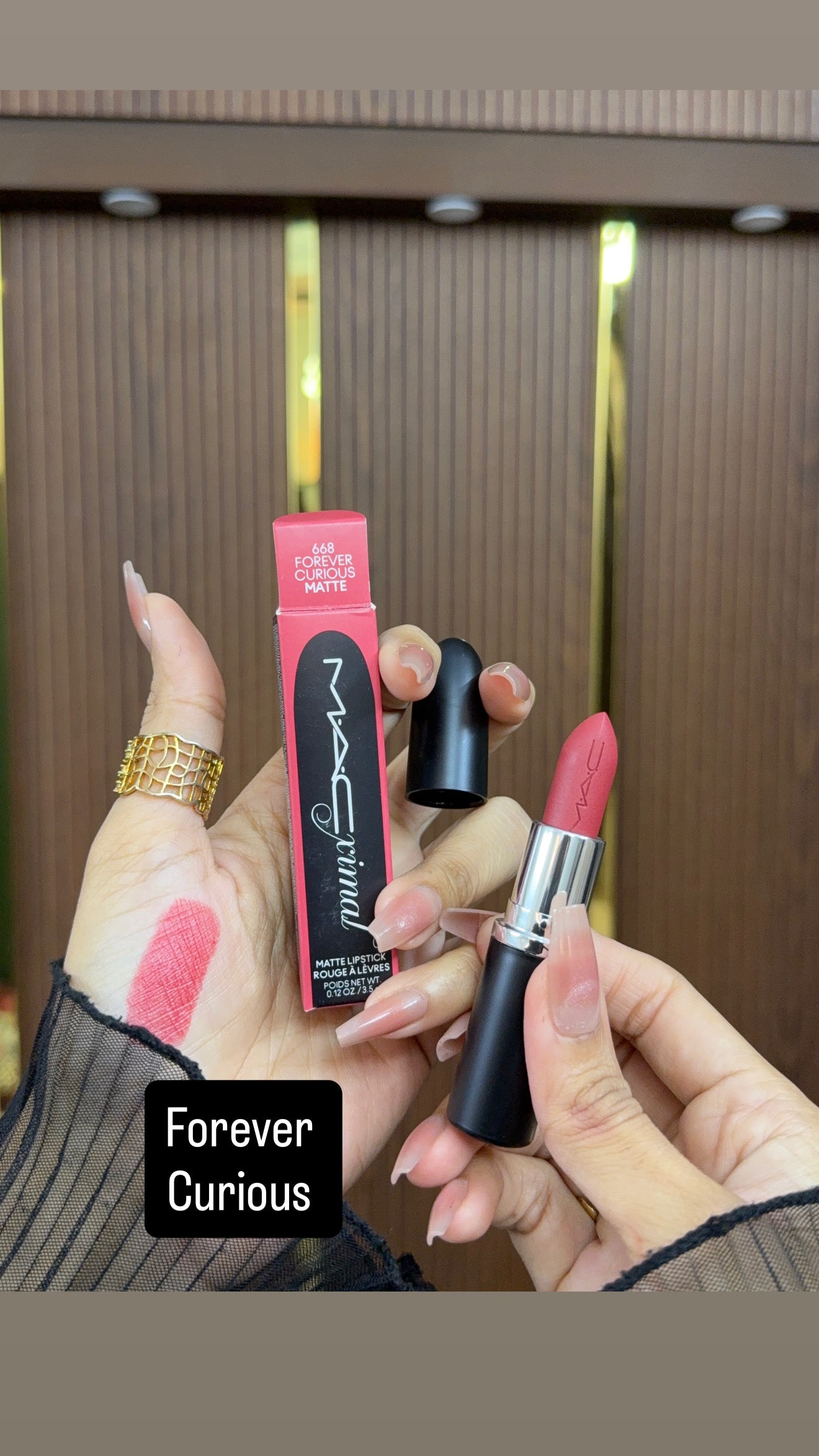 Original leftover MAC-style “MAC Cremesheen/Matte” lipsticks