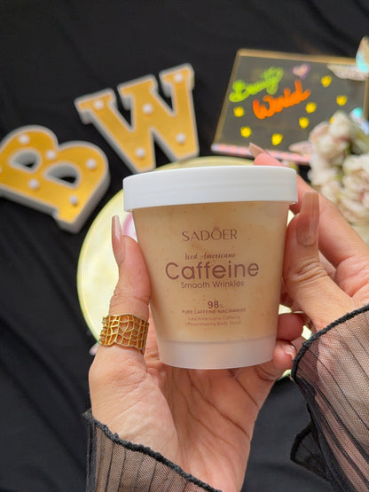 SADOER Iced Americano Caffeine Body Scrub 🤎🧖🏻‍♀️