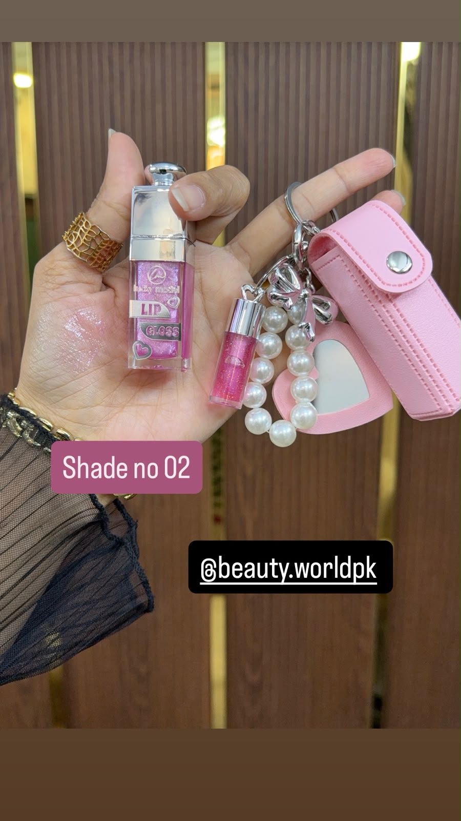 4 in 1 cute lipgloss set