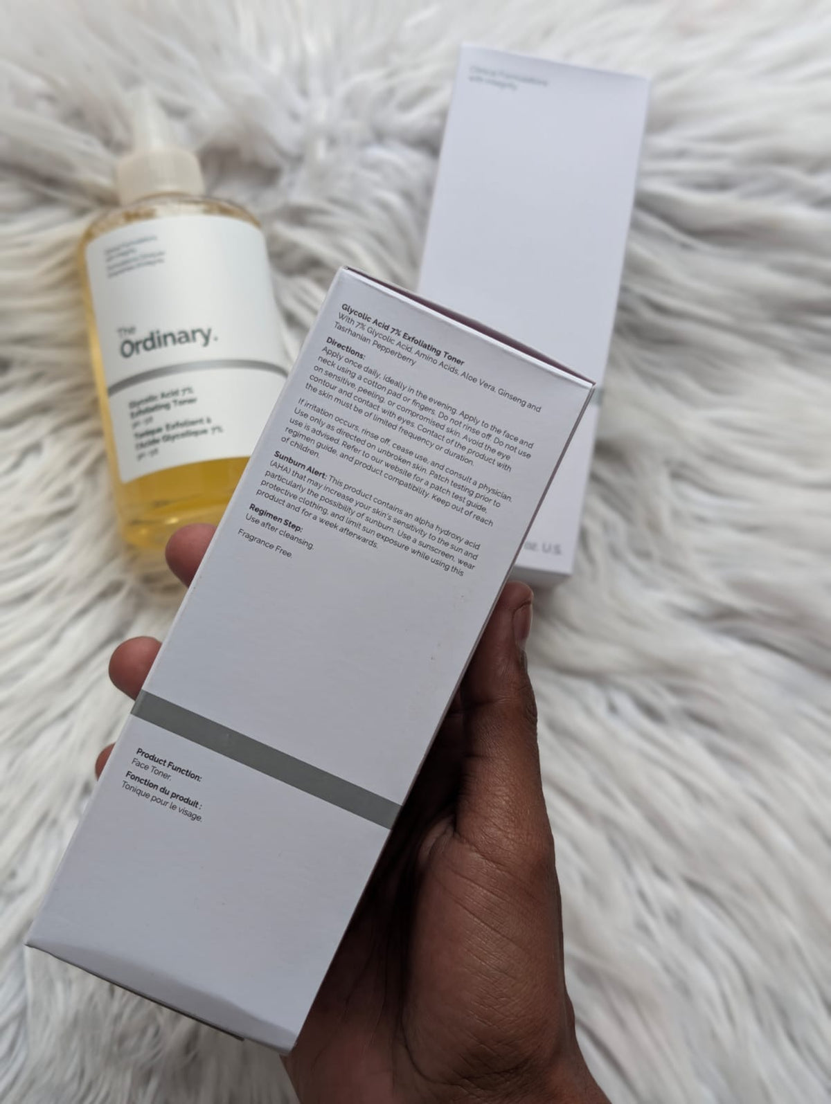 Original leftover The Ordinary Glycolic Acid 7% Exfoliating Toner - 240ml