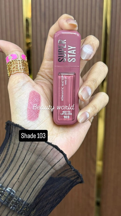 Super Stay Romantic Matte Lip Gloss 💋