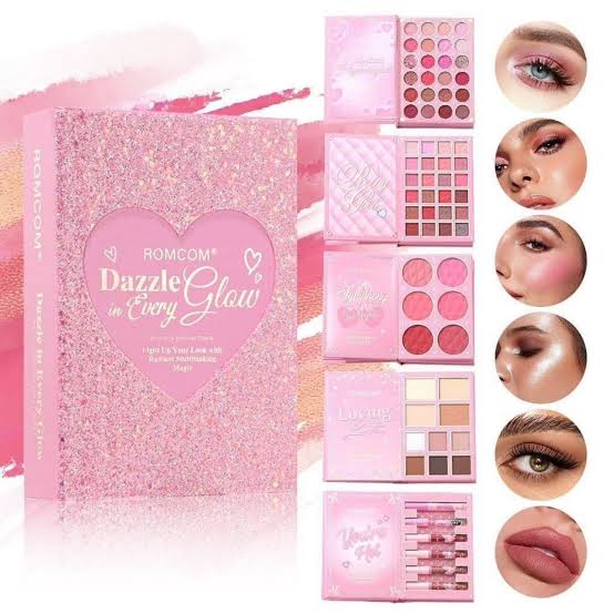 ROMCOM dazzle glow 8 in 1 palette
