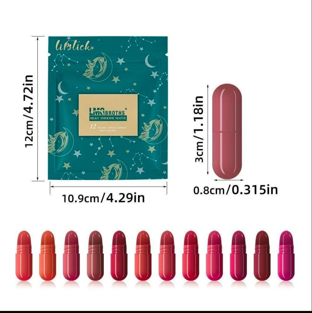 Mini capsule 💊 lipstick 💄 pack