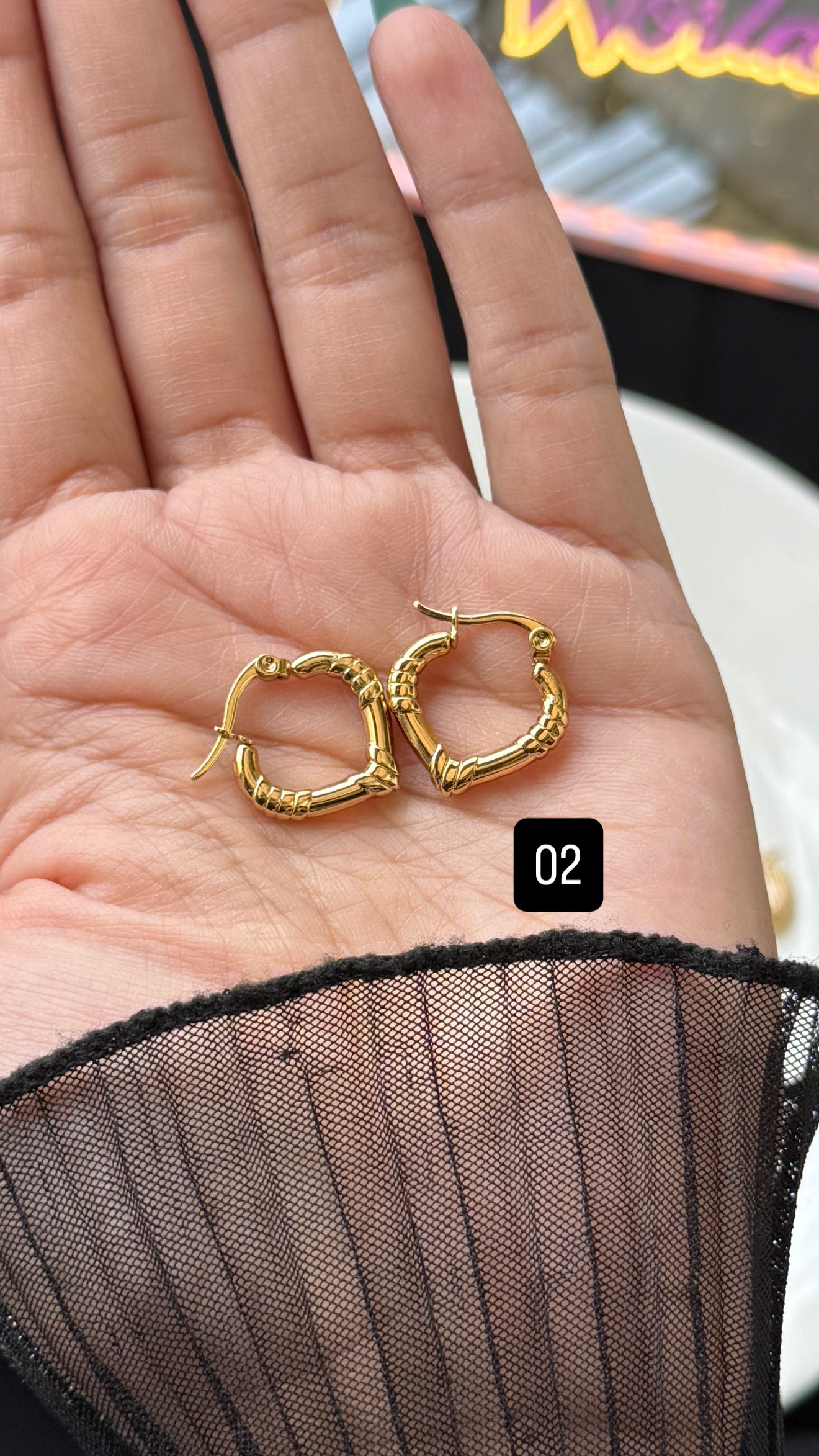 Stainless steel hoops