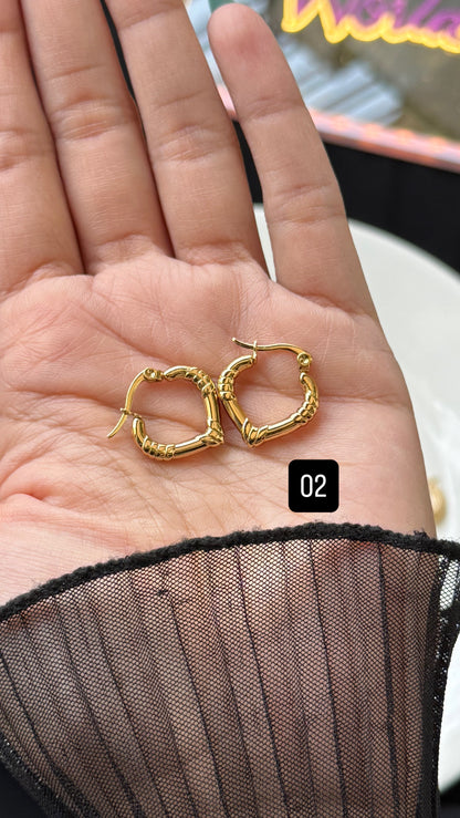 Stainless steel hoops