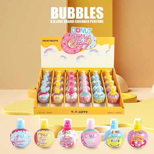 🍩 V.V. Love Bubbles Kids Perfume – Donut Collection 🍭