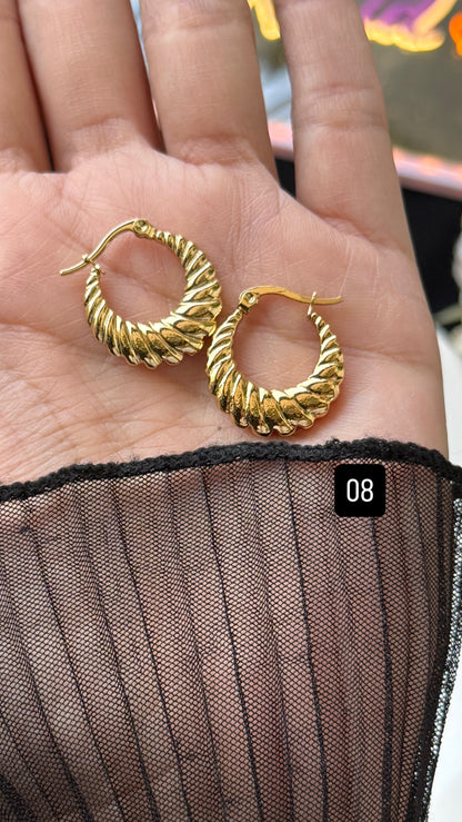 Stainless steel hoops