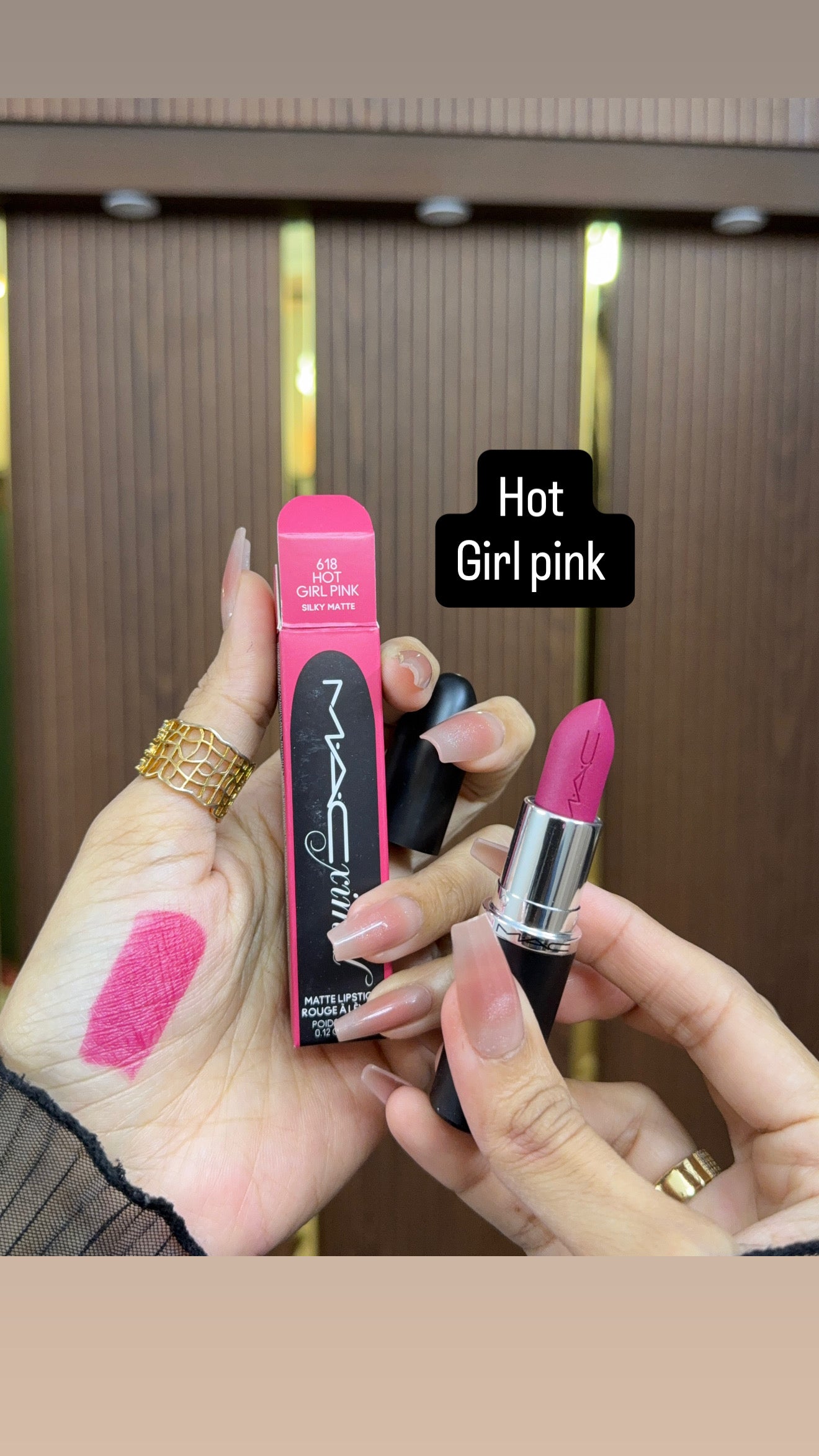 Original leftover MAC-style “MAC Cremesheen/Matte” lipsticks