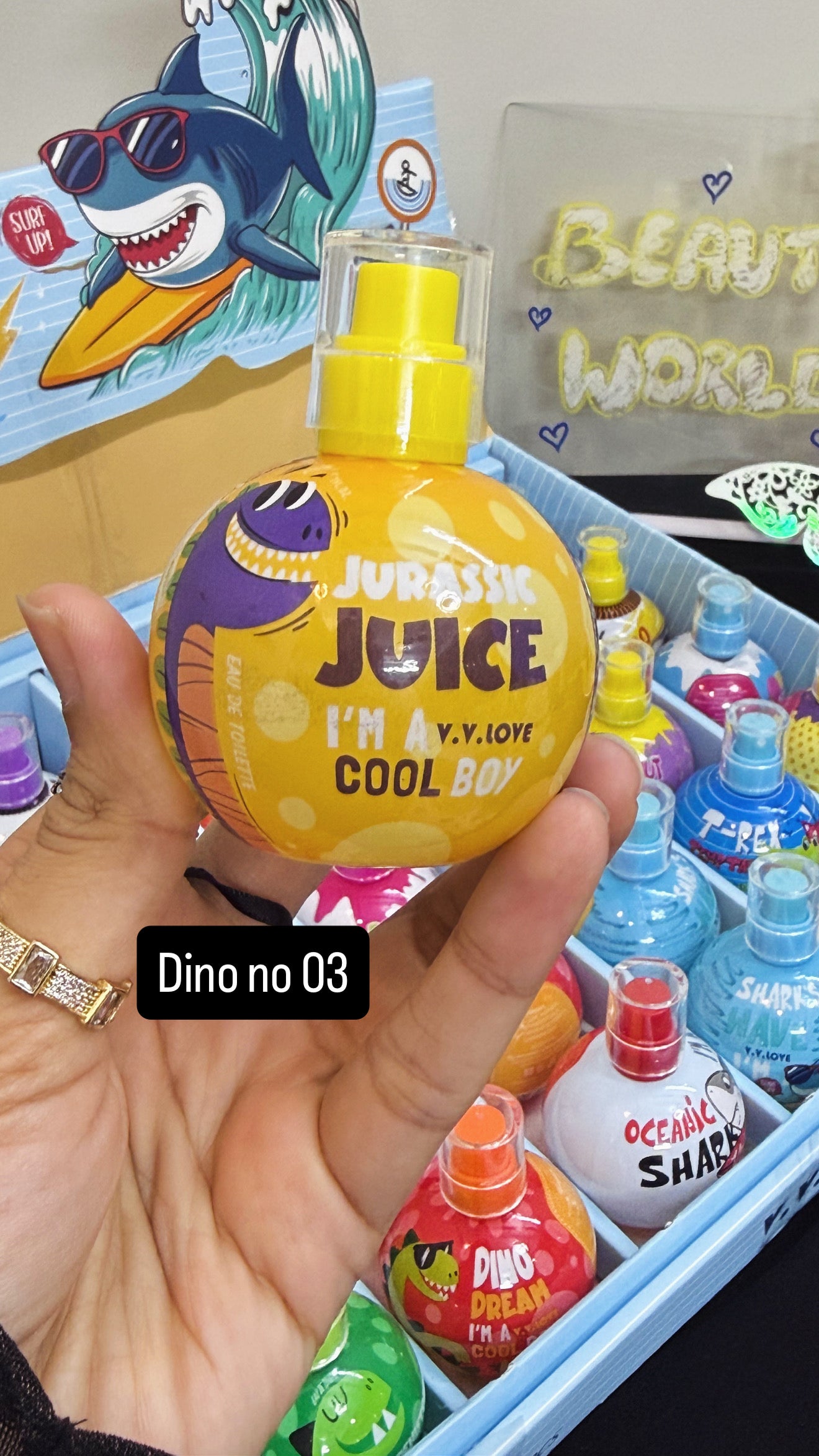 🫧 V.V. Love Bubbles Kids Perfume – Cool Boy Collection 🦈