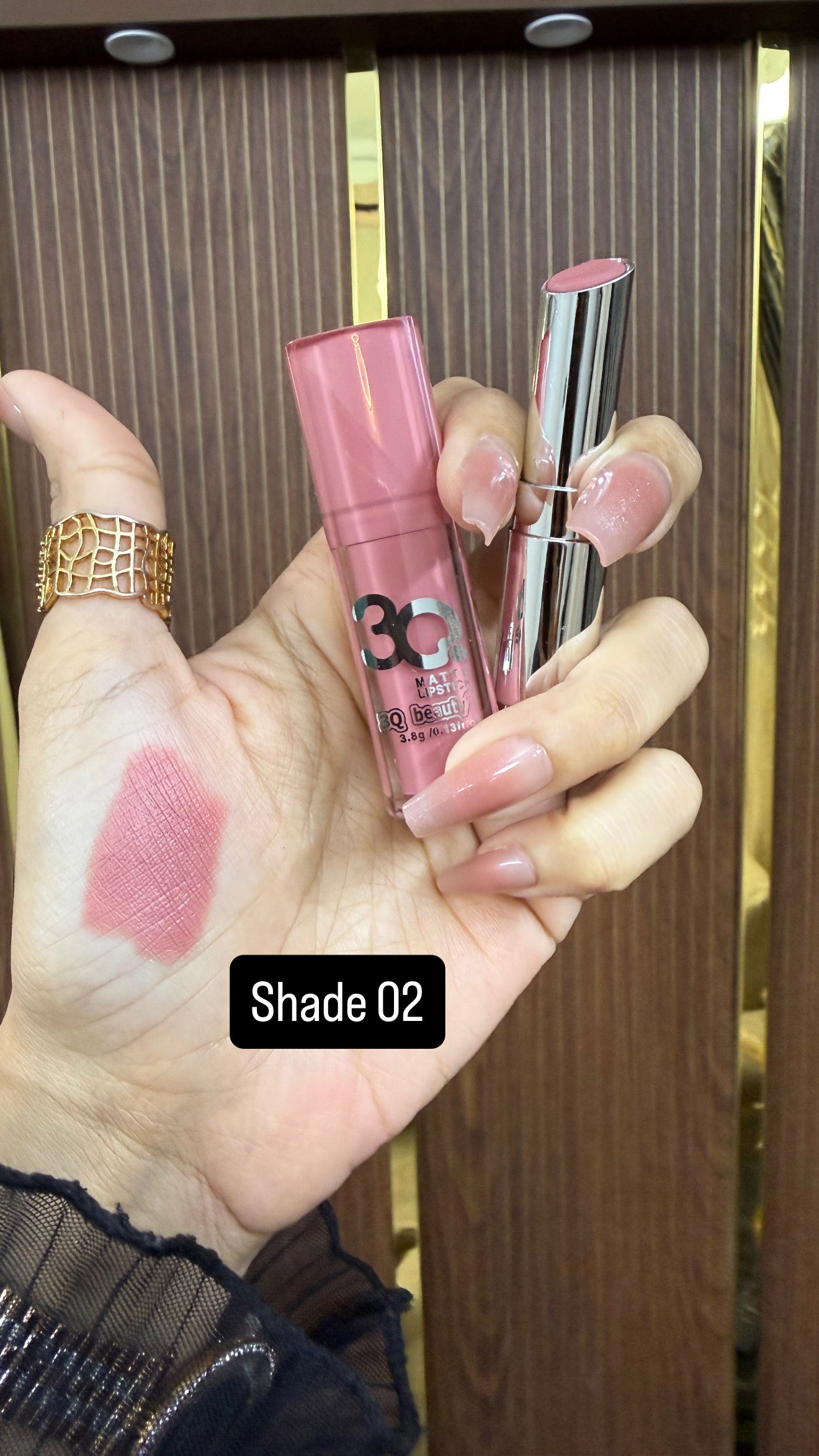 3Q beauty heart matte lipsticks