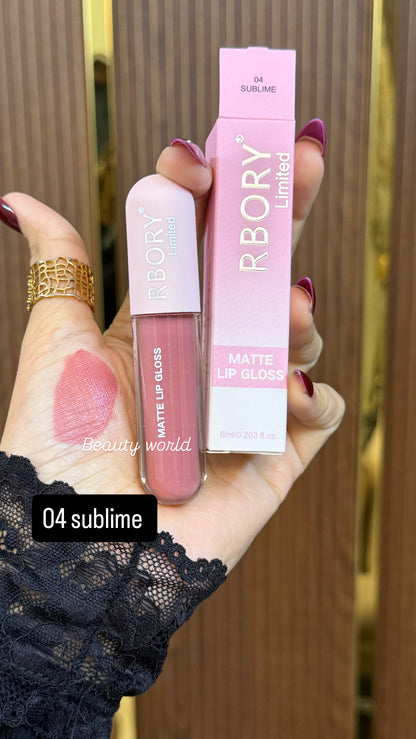 💋 RBORY MATTE LIP GLOSS — ALL 12 SHADES 💋
