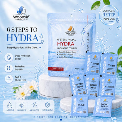 Woomin 6 steps trial facial kit