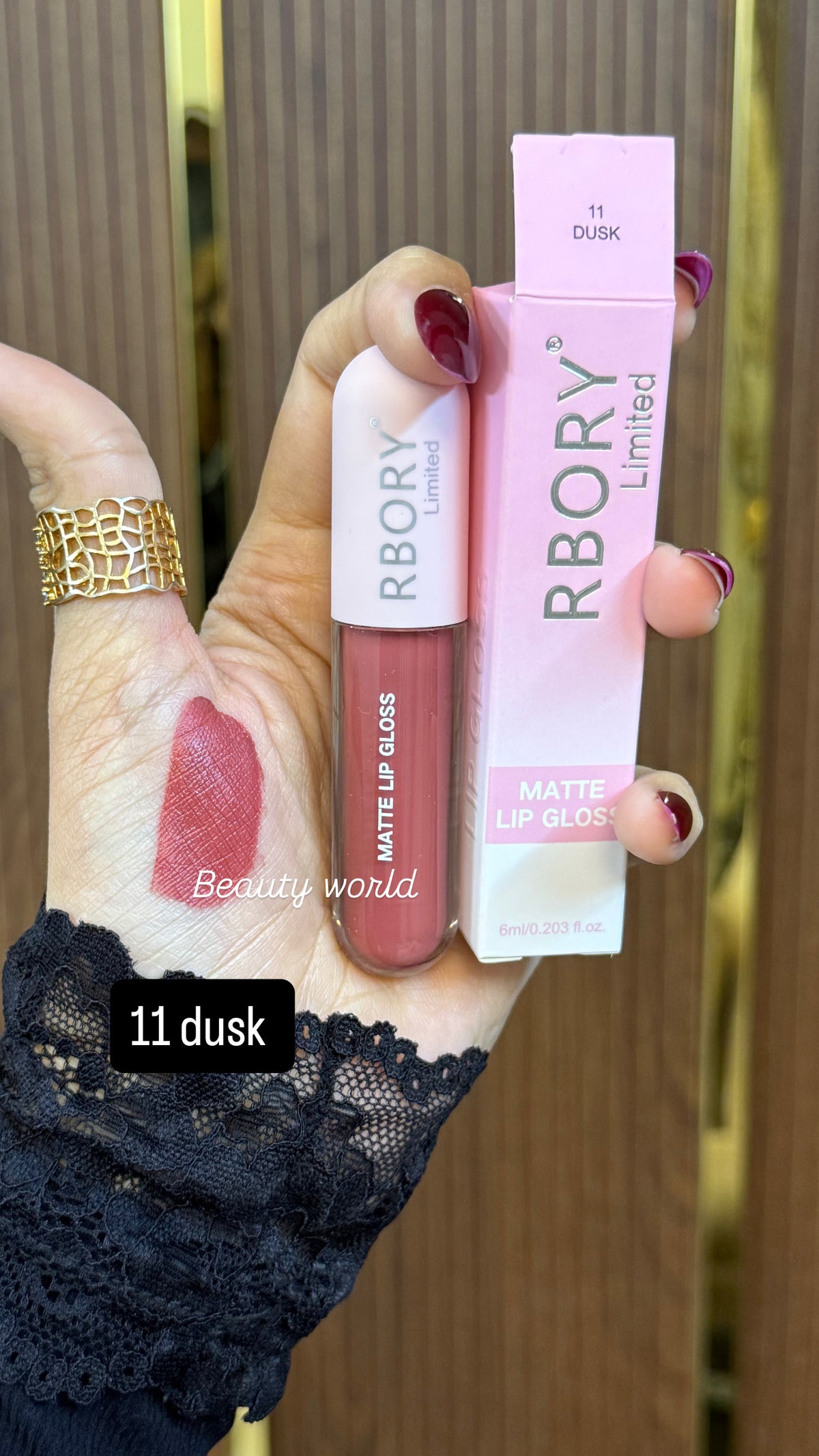 💋 RBORY MATTE LIP GLOSS — ALL 12 SHADES 💋