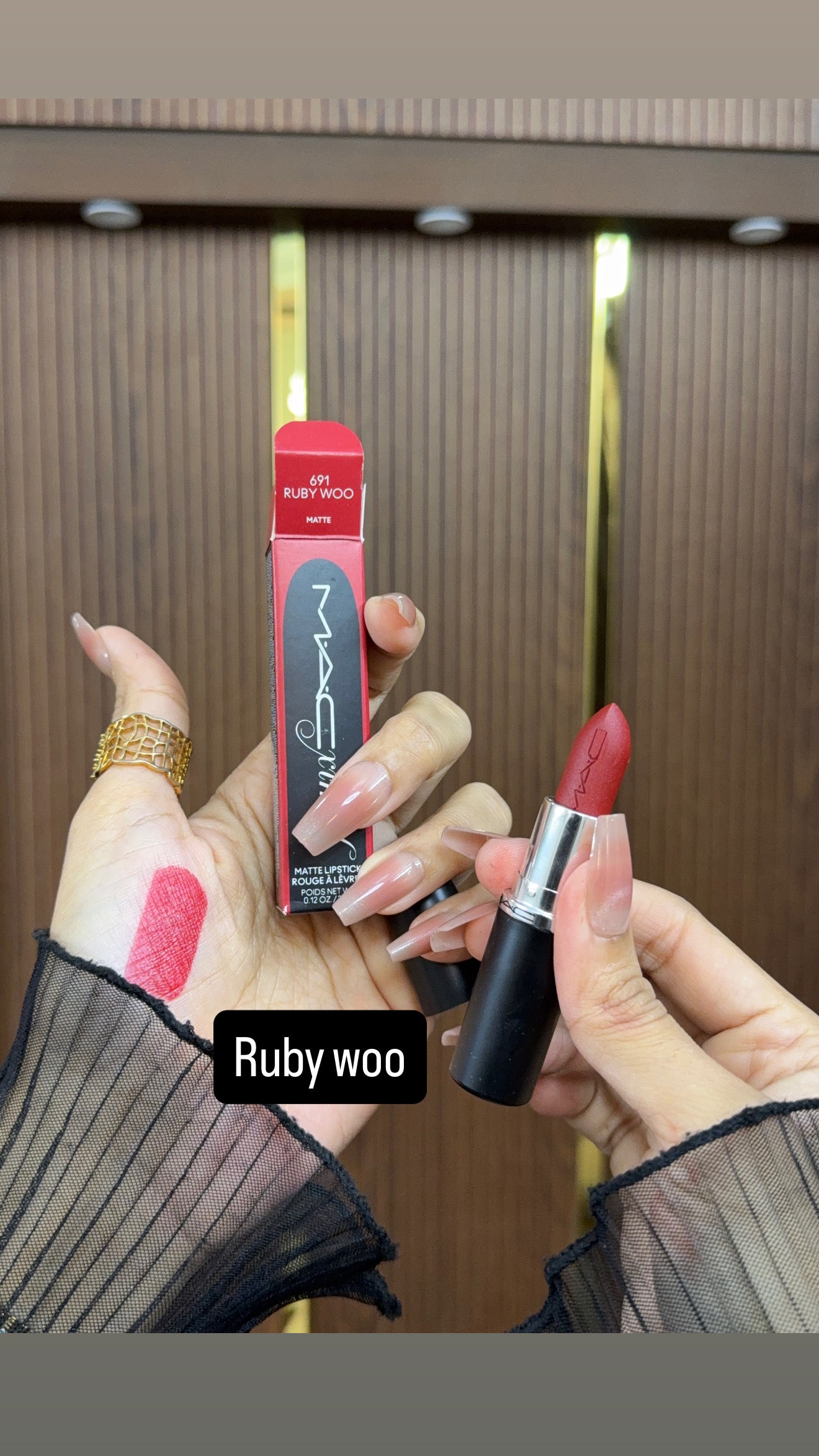 Original leftover MAC-style “MAC Cremesheen/Matte” lipsticks