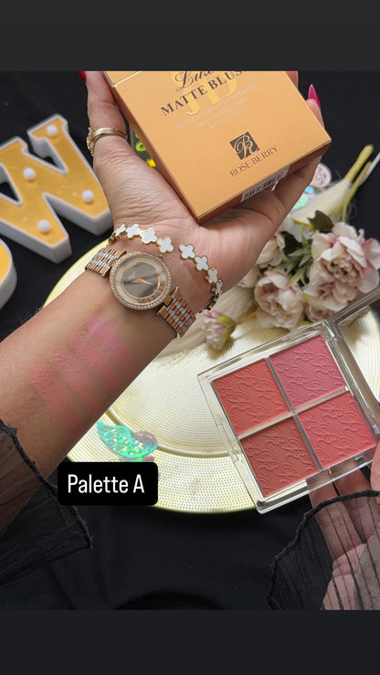 🌹✨ ROSE BERRY MATTE BLUSH PALETTE ✨🌹