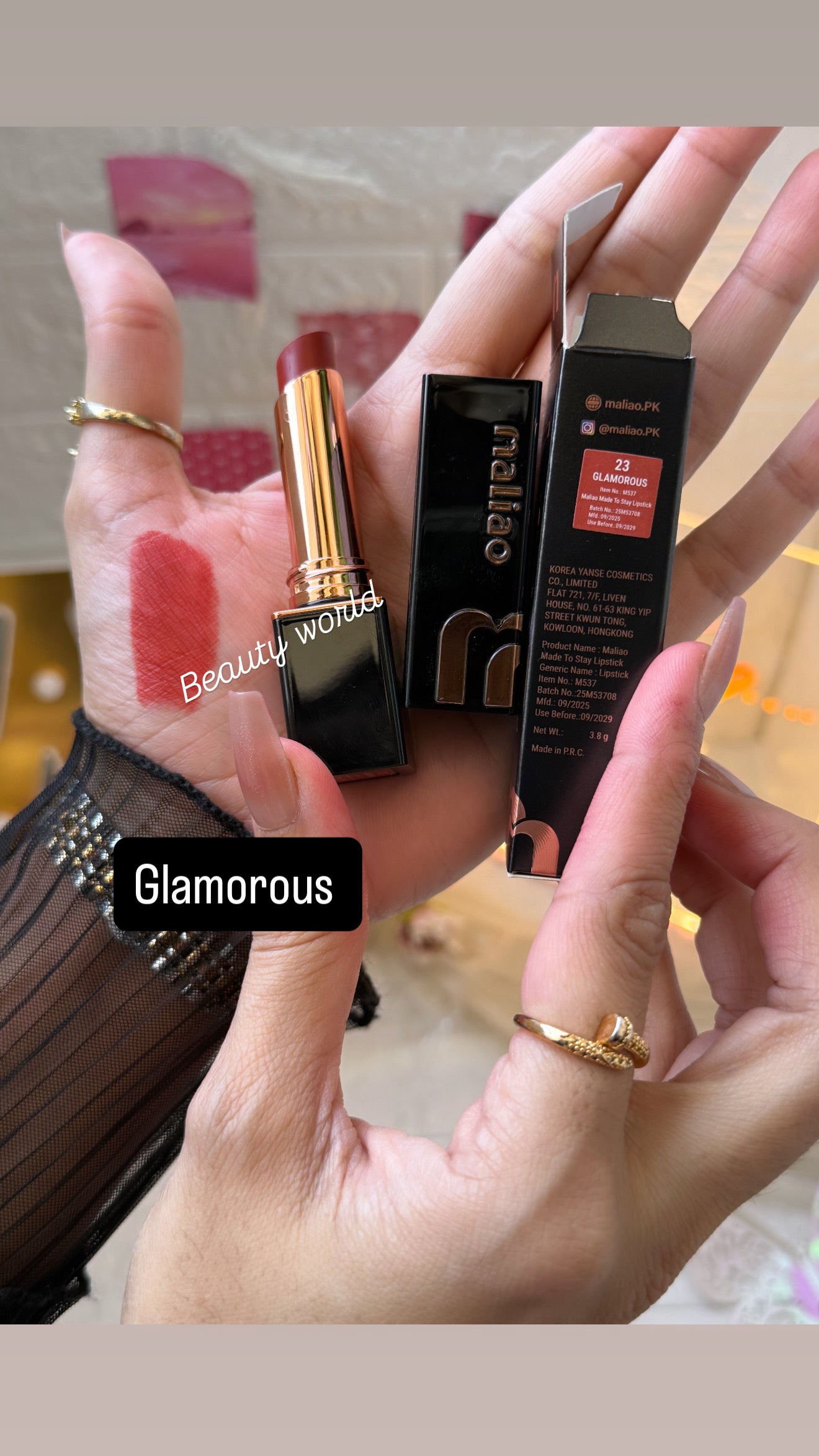 Maliao luxurious lipsticks
