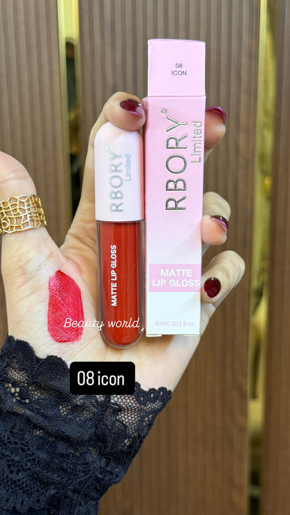 💋 RBORY MATTE LIP GLOSS — ALL 12 SHADES 💋
