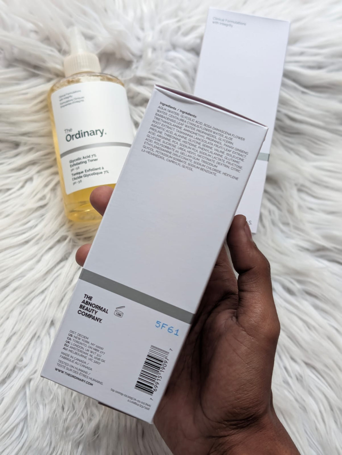 Original leftover The Ordinary Glycolic Acid 7% Exfoliating Toner - 240ml