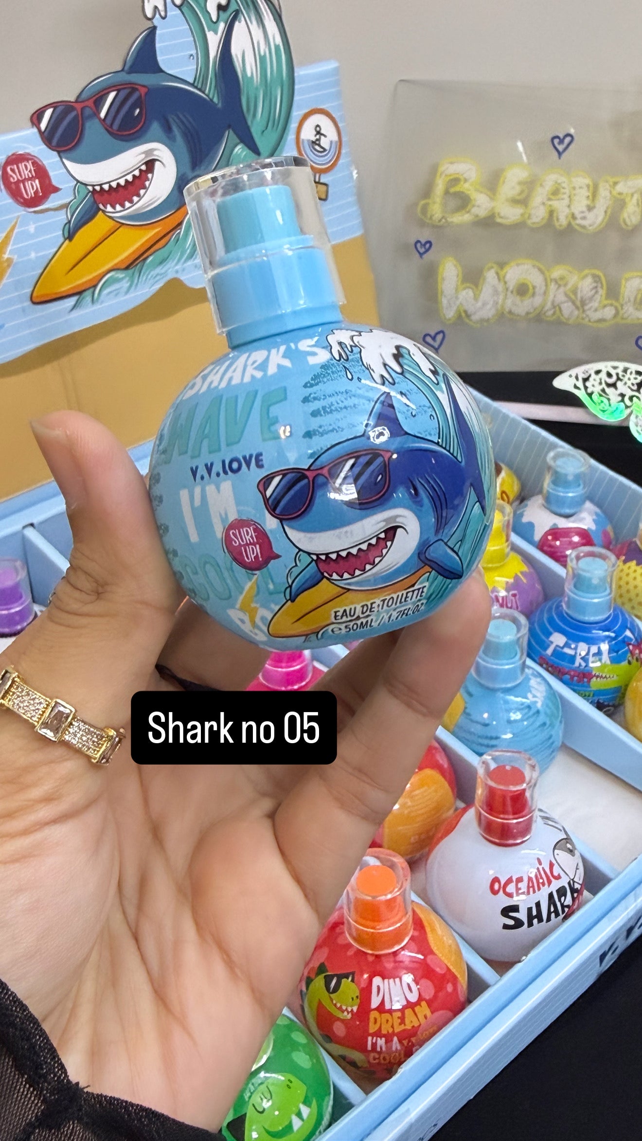 🫧 V.V. Love Bubbles Kids Perfume – Cool Boy Collection 🦈