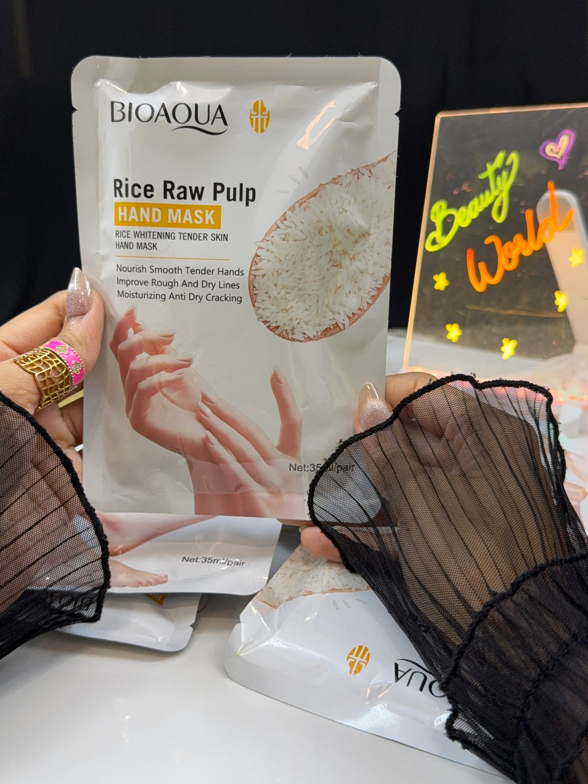✨ Rice Raw Pulp Hand & Foot Masks ✨