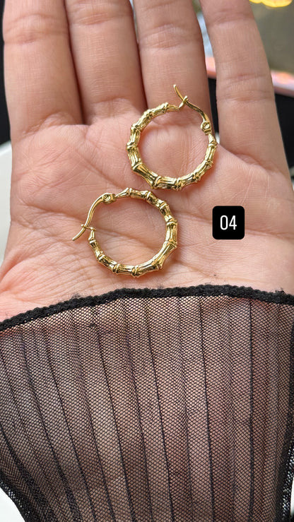Stainless steel hoops