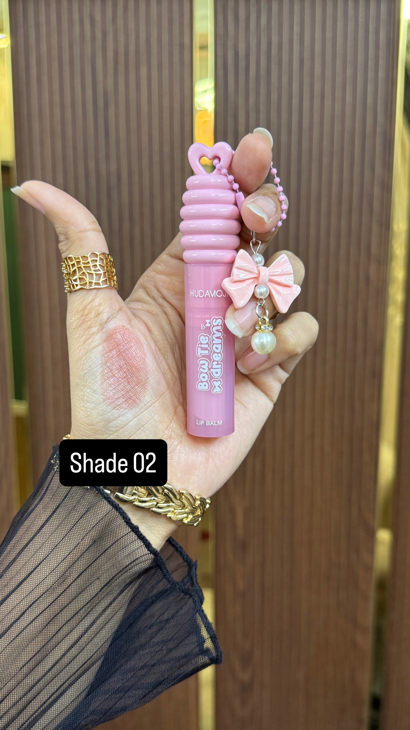 🎀✨ Hudamouji BOW TIE DREAMS LIP BALM ✨🎀
