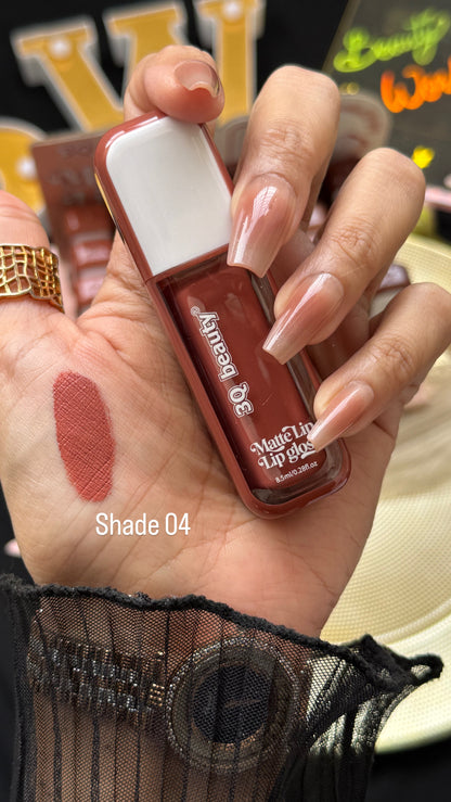 3Q beauty nude matte lipglosses